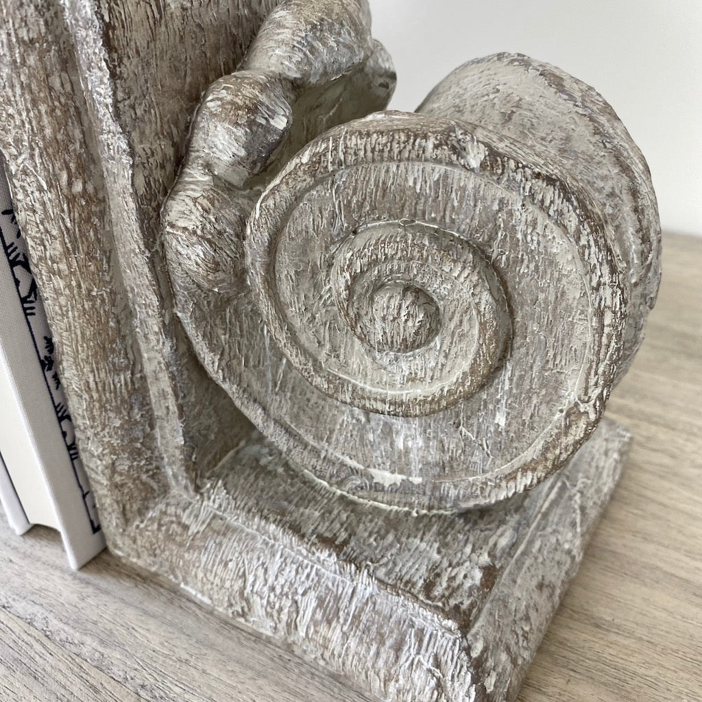 Stunning Pale Column Bookends - Image 2