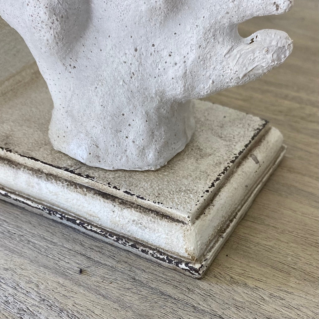 Stunning White Faux Coral Bookends - Image 3
