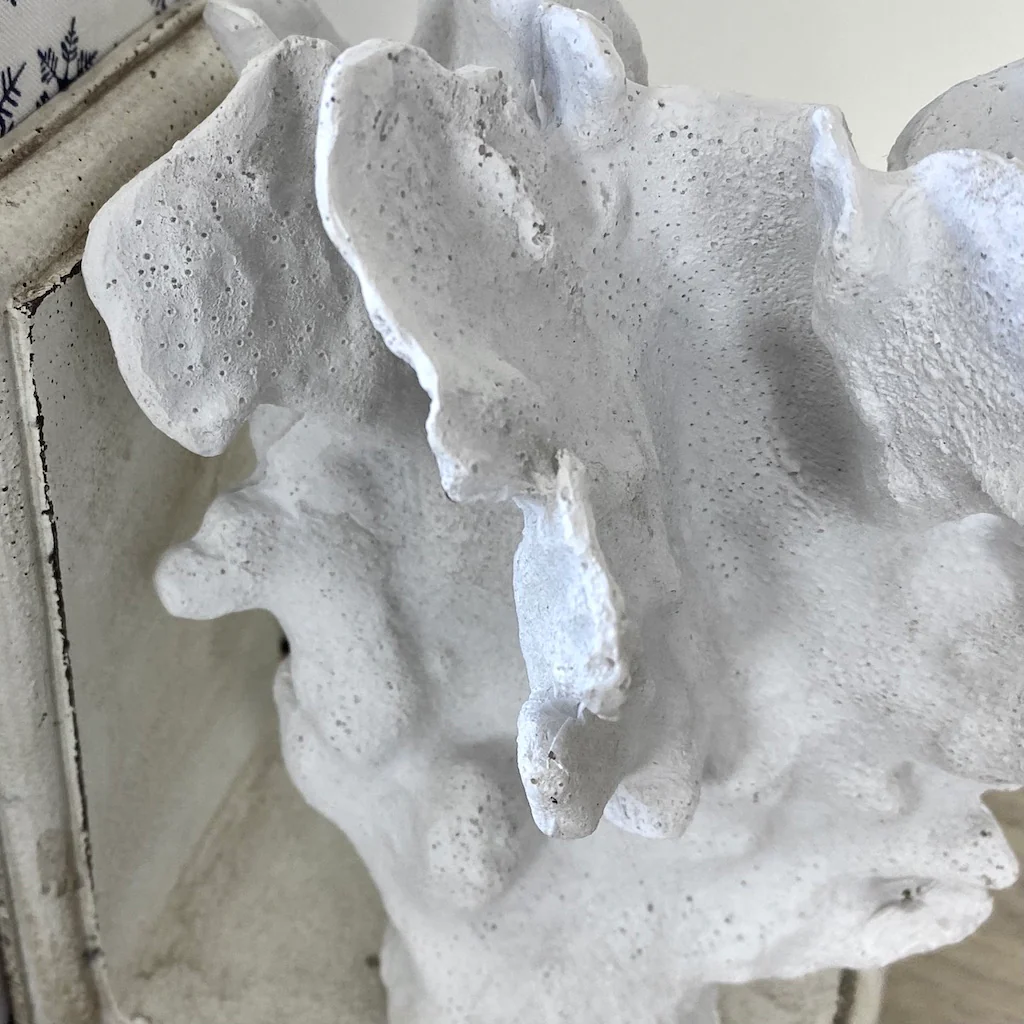 Stunning White Faux Coral Bookends - Image 4