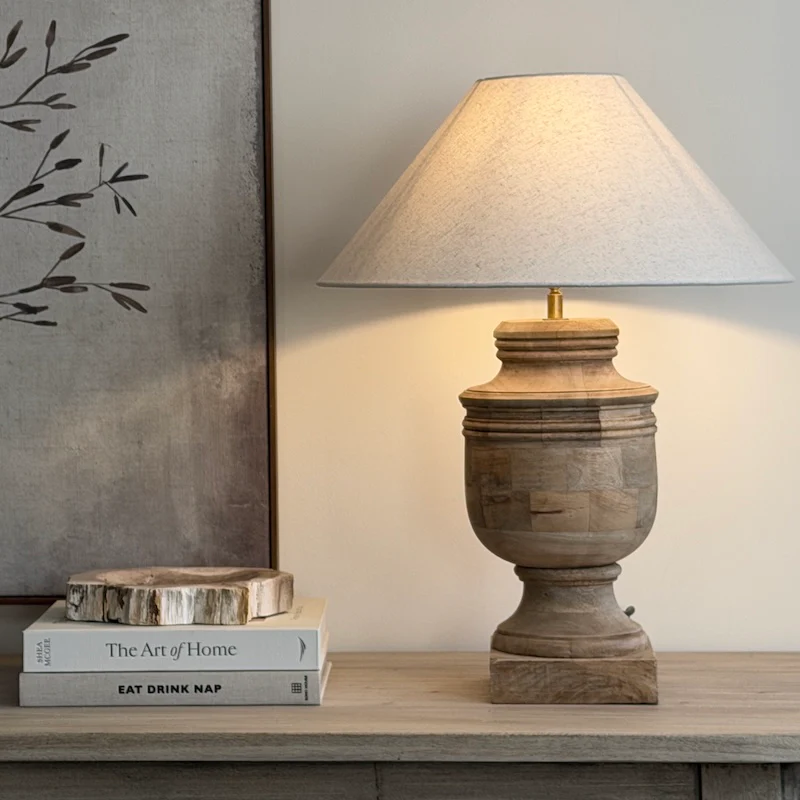 Sugarbush Wooden Table Lamp - Image 9