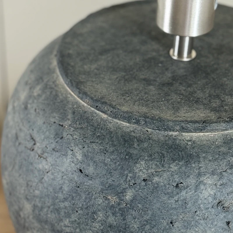 Suverovi Aged Dark Stoneware Lamp Large - Image 10