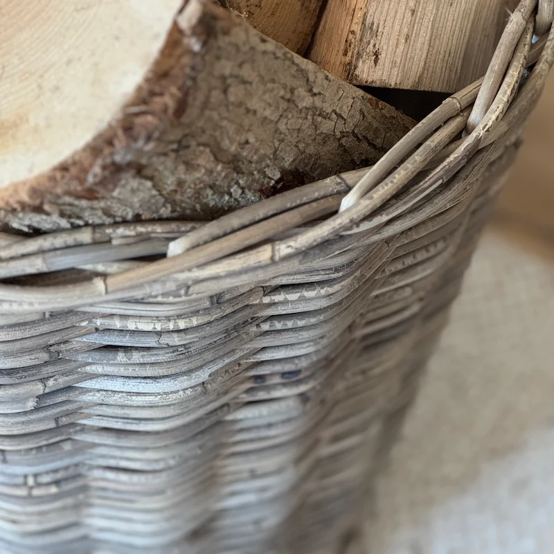Tall Round Basket With Ear Handles - Image 2