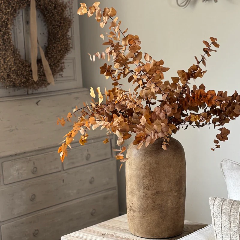Tall Terracotta Sand Vase - Image 2