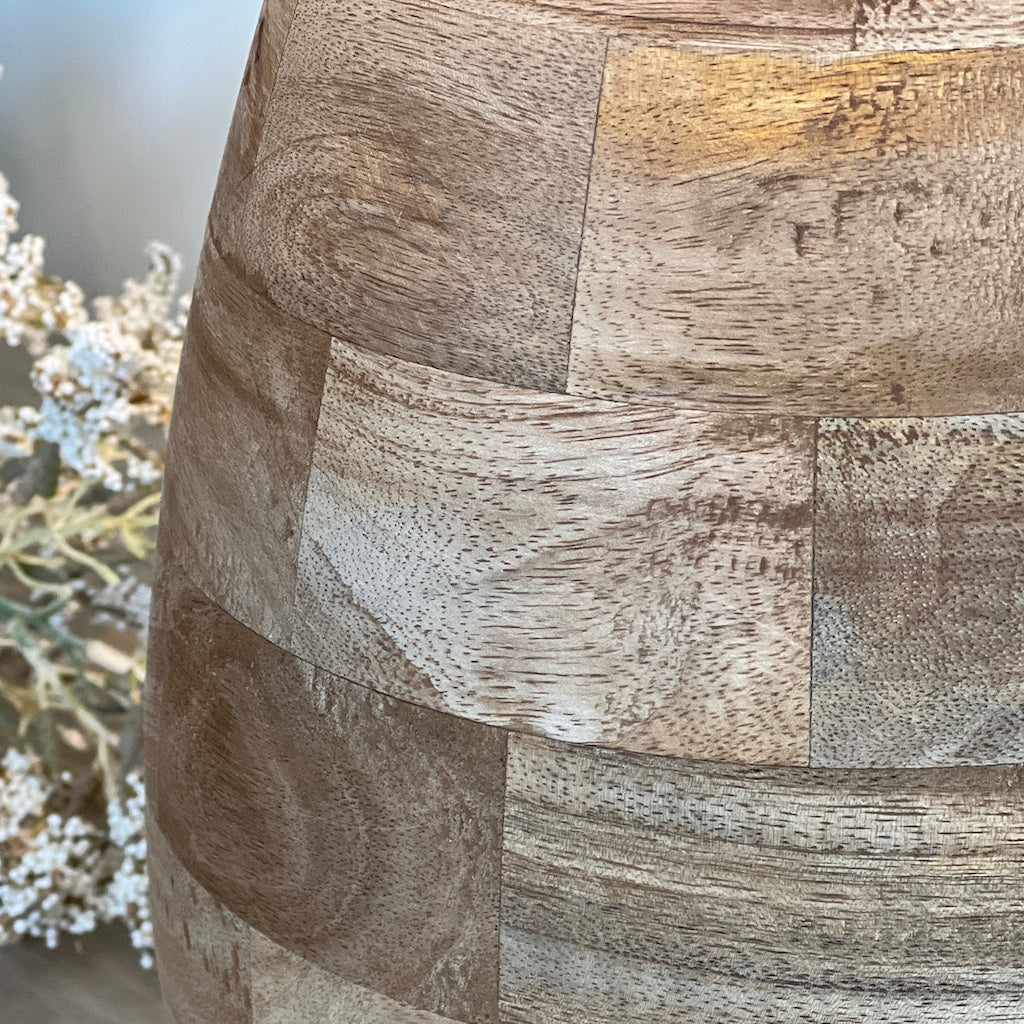 Targhee Wooden Bottle Table Lamp - Image 7
