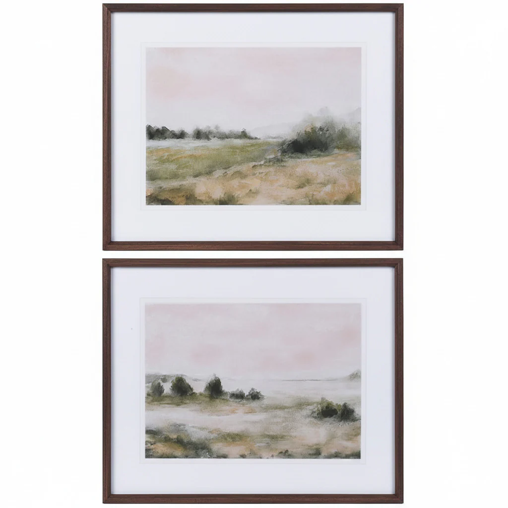 Two Hillside Framed Prints