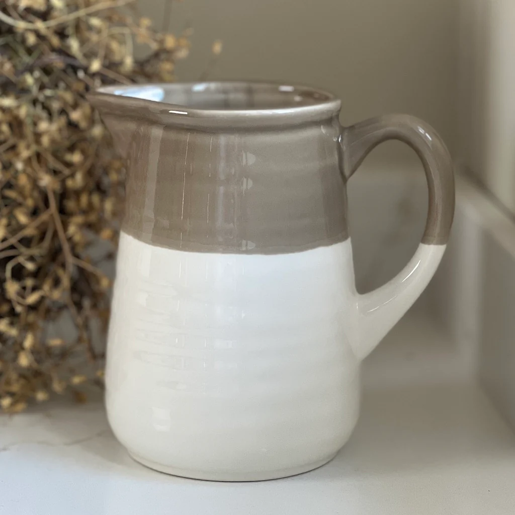 Two Tone Glazed Pitcher by Parlane - Image 3