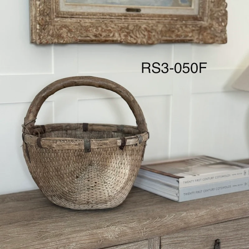 Vintage Chinese Rice Basket - Image 7