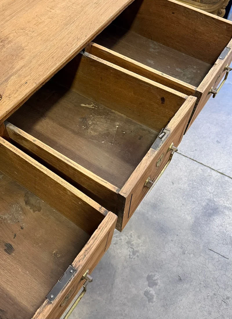Vintage French Commode En Bois - Classic Style Chest - Image 3