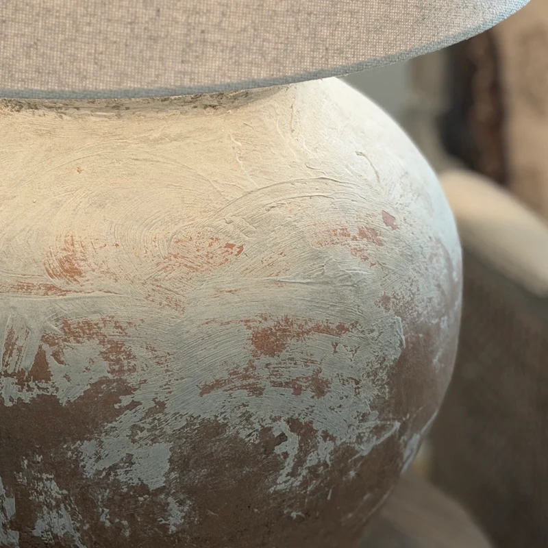 Vintage Indonesian Water Pot Lamp - Image 11