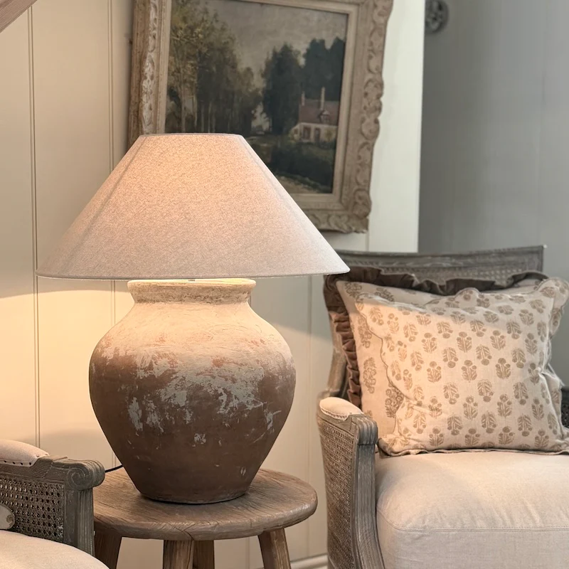 Vintage Indonesian Water Pot Lamp - Image 2
