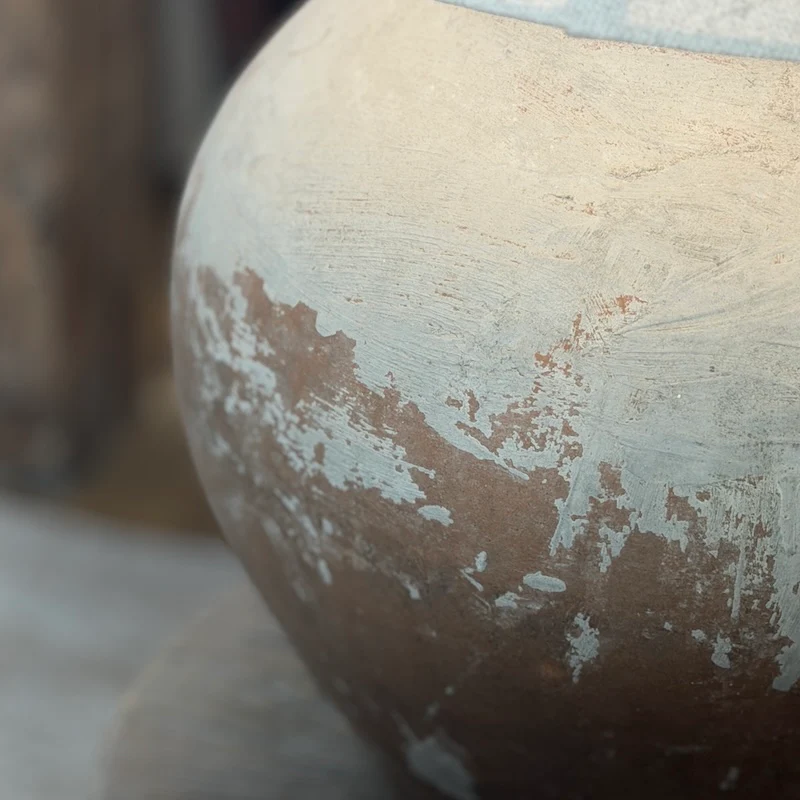 Vintage Indonesian Water Pot Lamp - Image 8