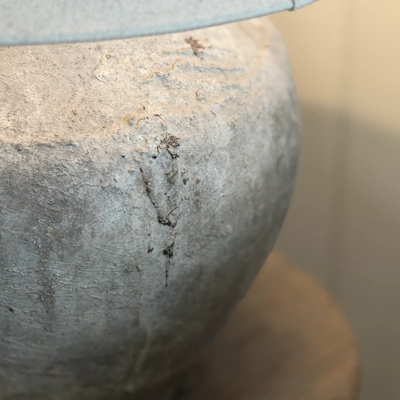 Vintage Indonesian Water Pot Lamp XL - Image 10
