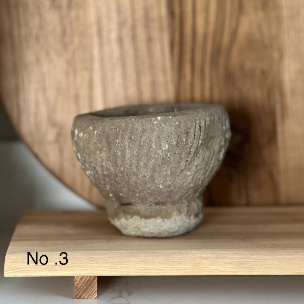 Vintage Stone Mortar Pot - Image 5