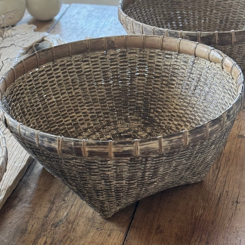Vintage Style Rattan Woven Bowls - Image 4