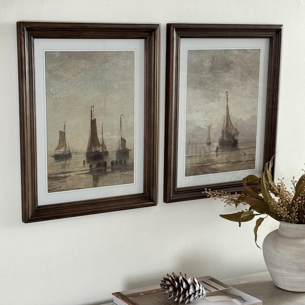 Vintage Style Ship Wall Art Set 2 - Image 5