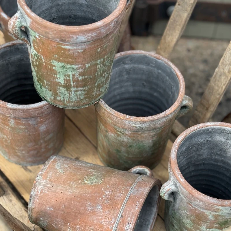 Vintage Style Straight Pot With Handles - Image 2