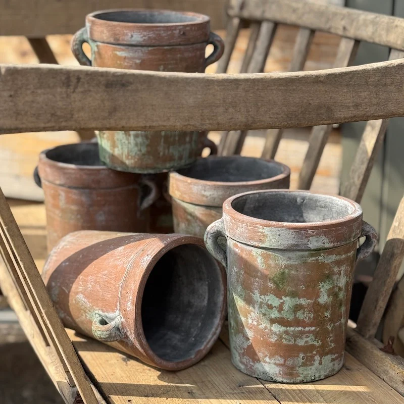 Vintage Style Straight Pot With Handles - Image 3