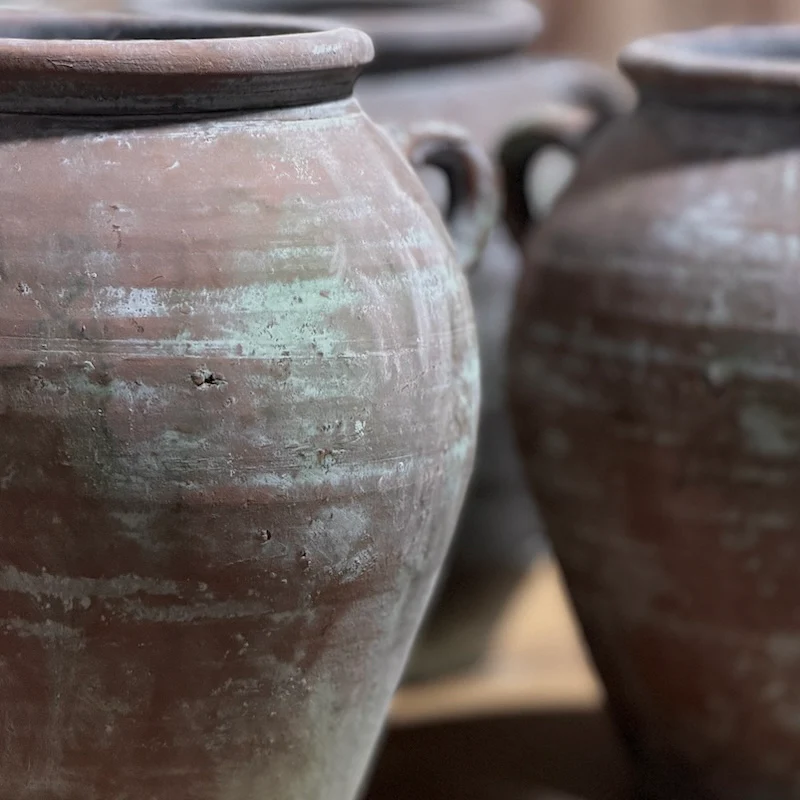 Vintage Style Terracotta Urn Vase - Image 4