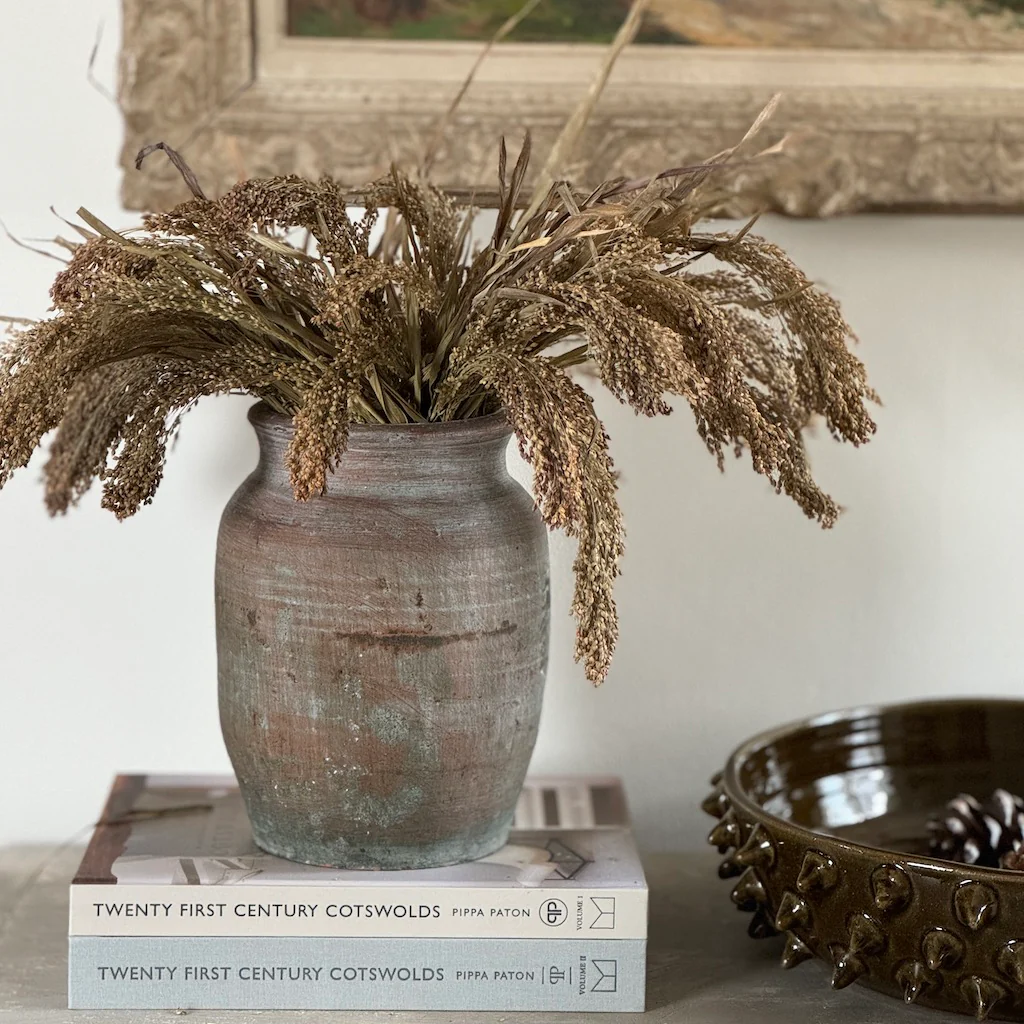 Vintage Style Terracotta Vase