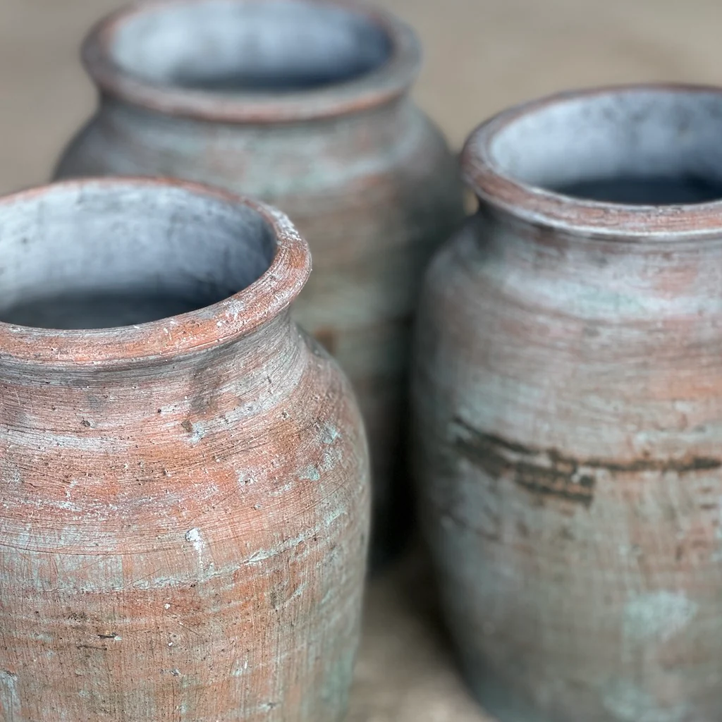 Vintage Style Terracotta Vase - Image 4