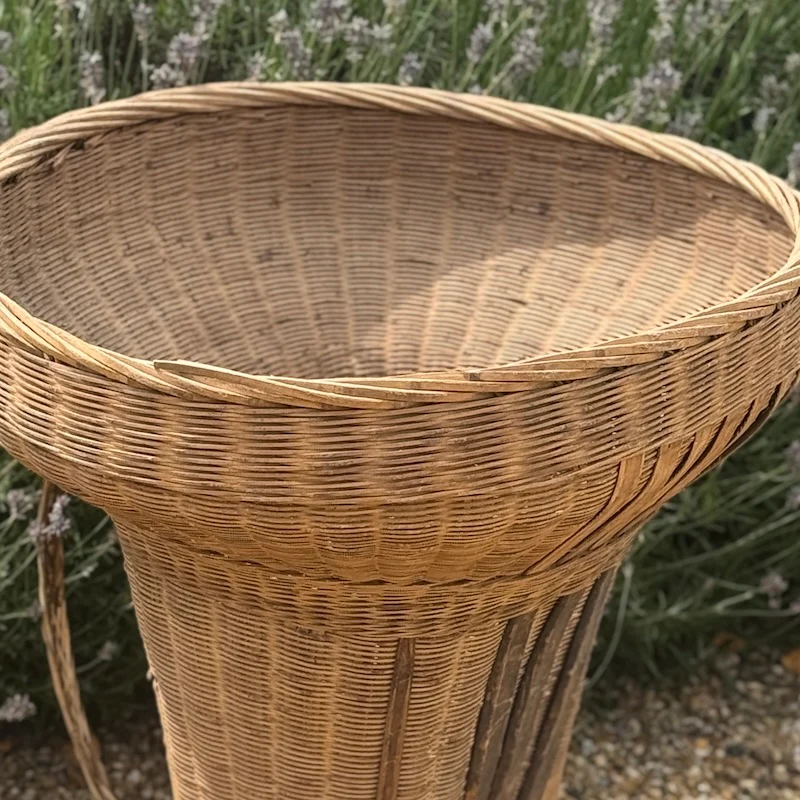 Vintage Tea Picker Basket - Image 6
