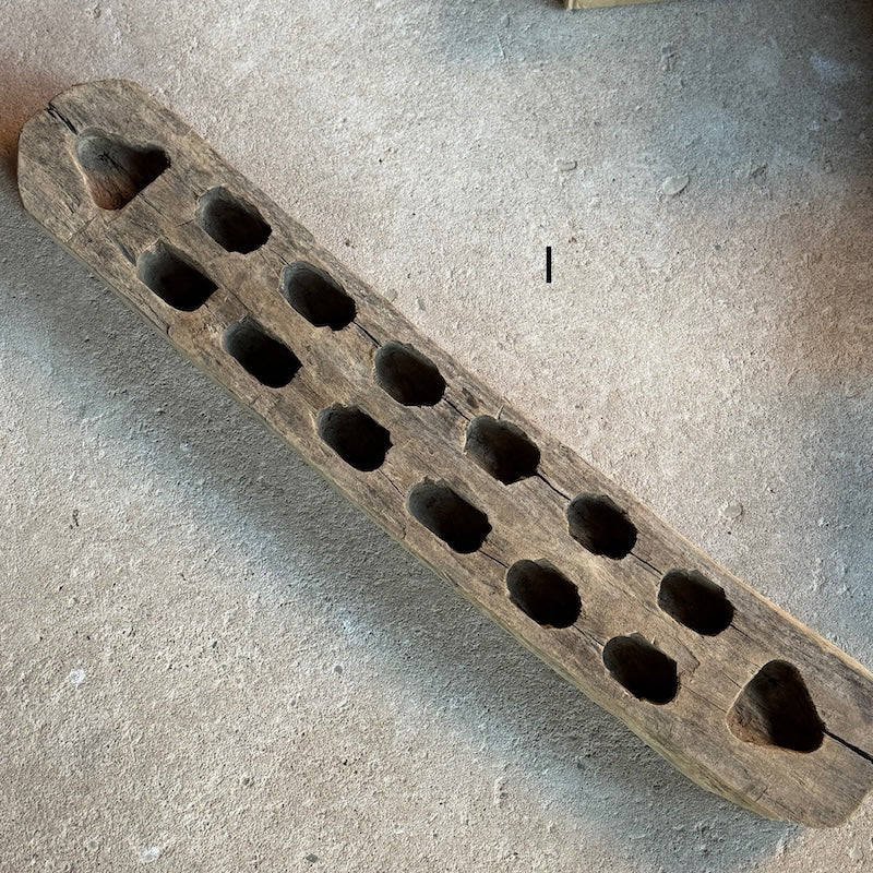 Vintage Wooden Indian Mancala Board Game - Image 11