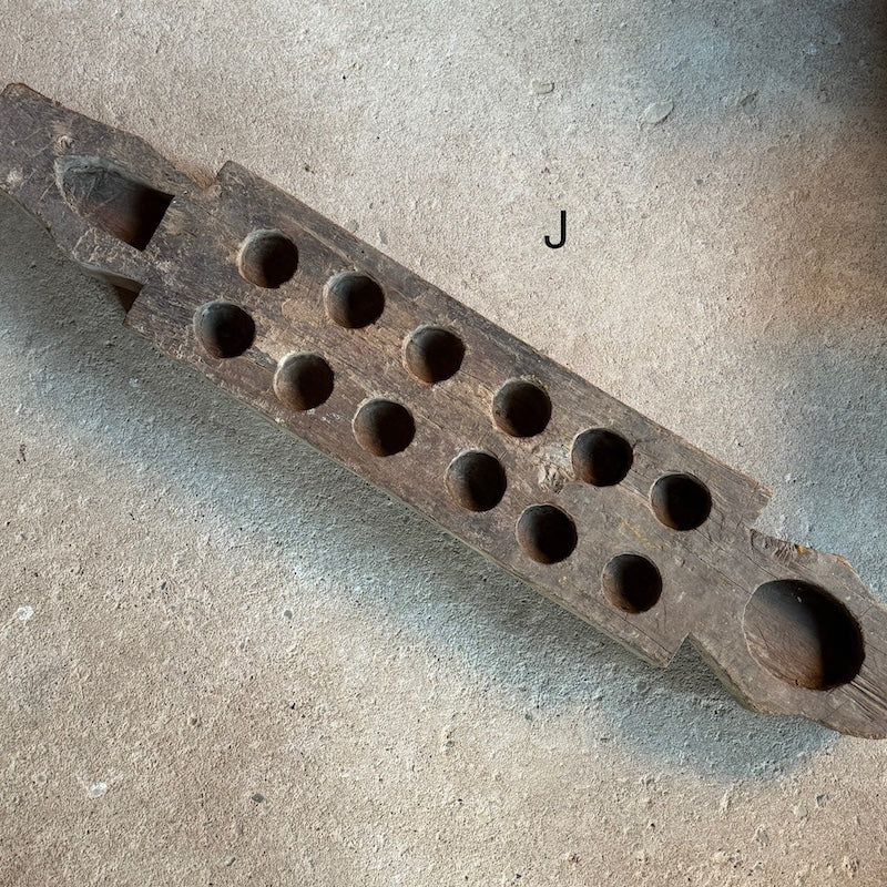 Vintage Wooden Indian Mancala Board Game - Image 12