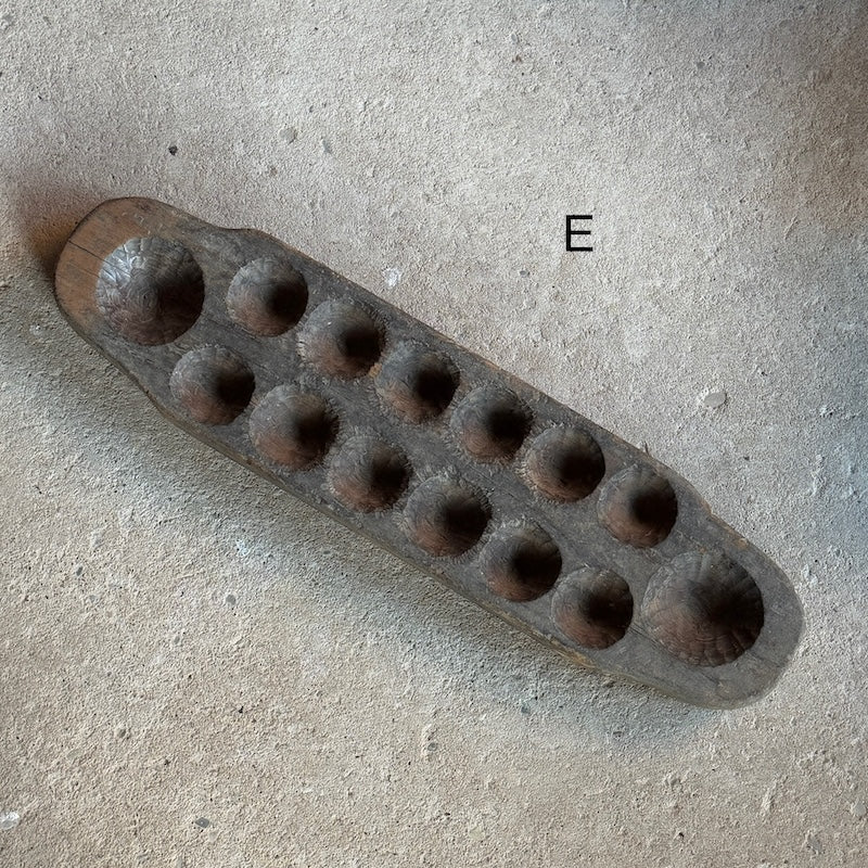 Vintage Wooden Indian Mancala Board Game - Image 7