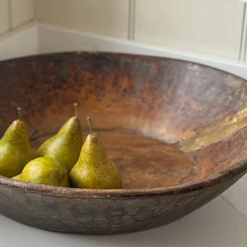 Vintage Wooden Parat Bowls Available In Three Sizes - Image 12