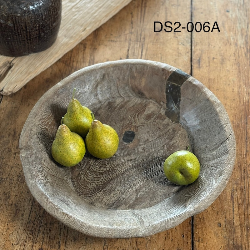 Vintage Wooden Parat Bowls Available In Three Sizes - Image 4