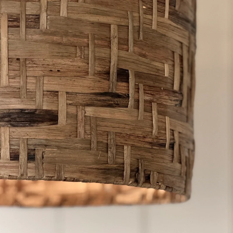 Water Hyacinth Woven Pendant Light Shade | 4 Sizes 31cm - 60cm - Image 4