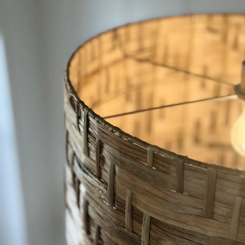 Water Hyacinth Woven Pendant Light Shade | 4 Sizes 31cm - 60cm - Image 5
