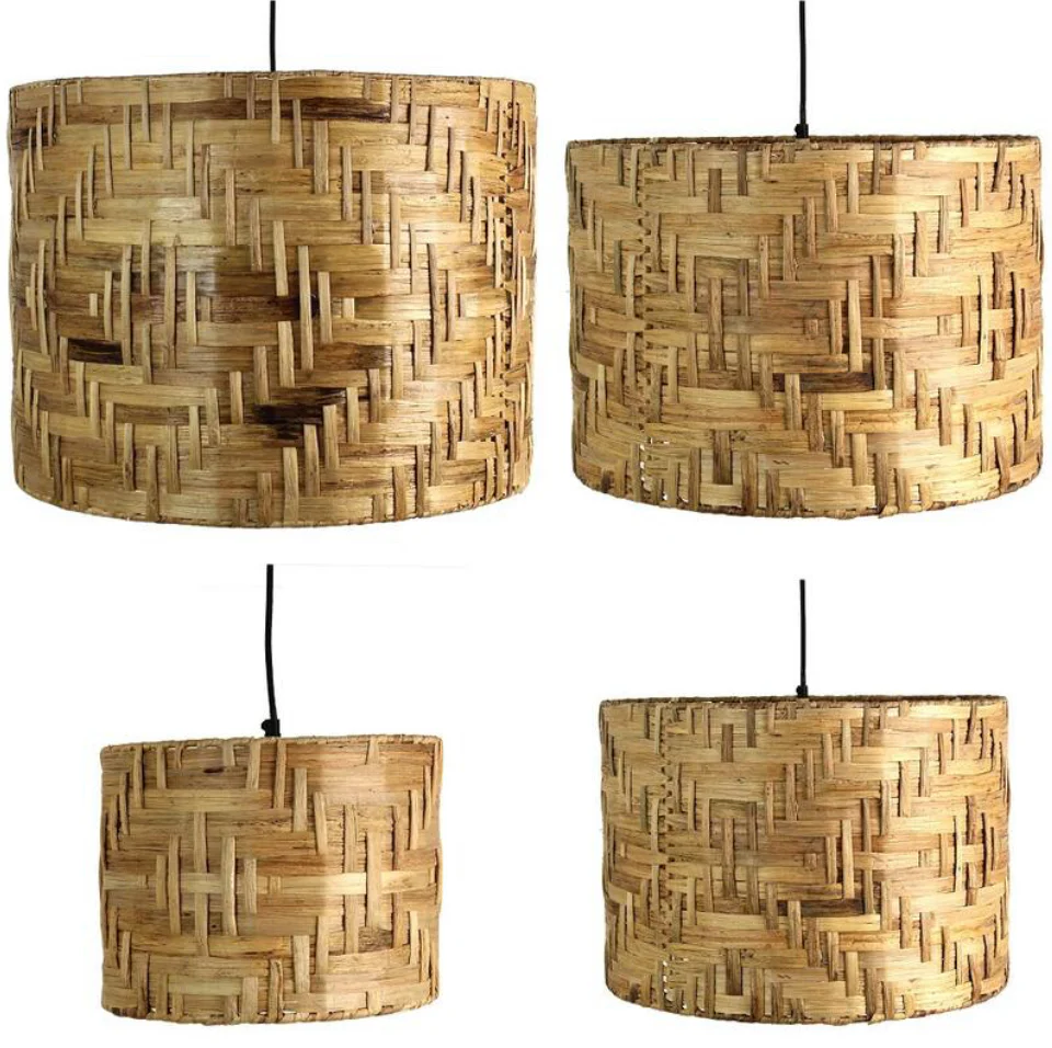 Water Hyacinth Woven Pendant Light Shade | 4 Sizes 31cm - 60cm - Image 8