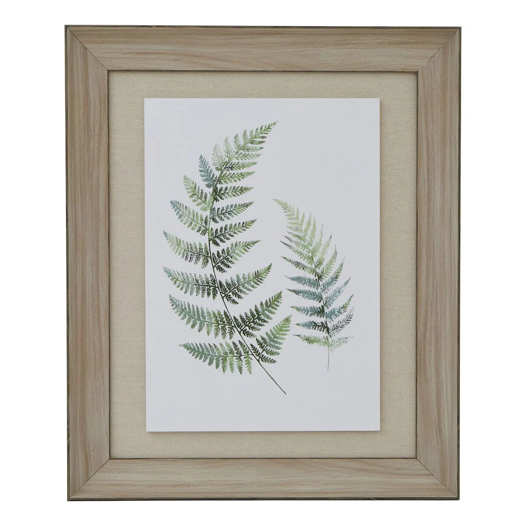 Watercolour Fern Prints Washed Frame Set 3 - Image 6