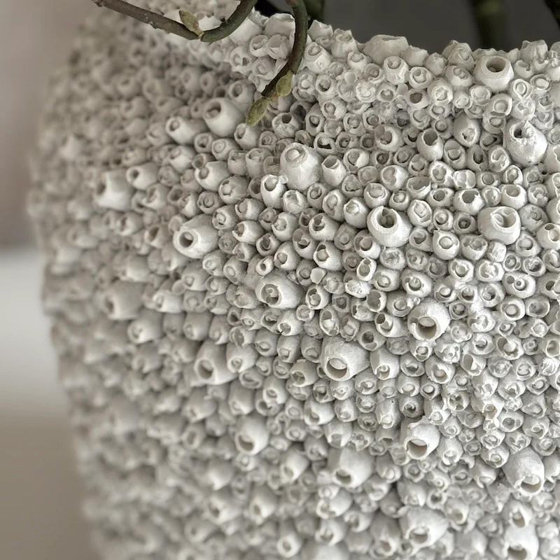 White Barnacle Vase - Image 3