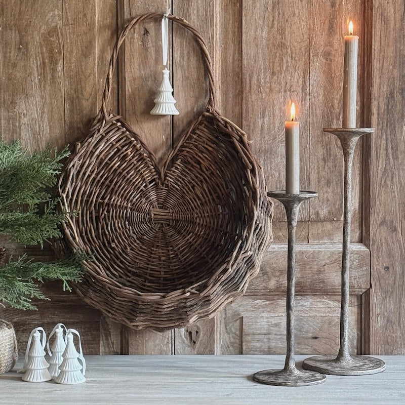 White Ceramic Tree Hanging Decoration – Set of 3 - Image 3