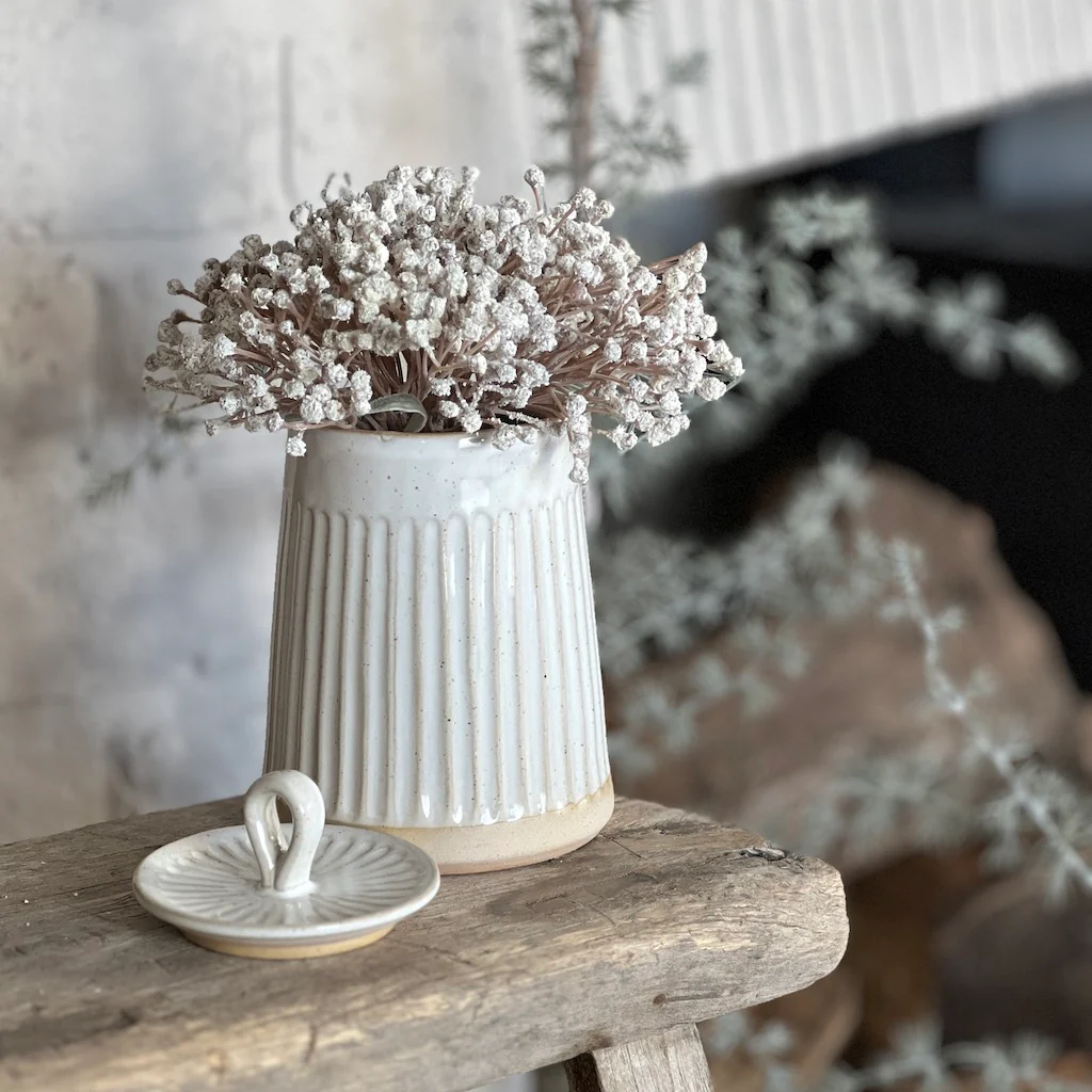 Stoneware Decorative Jar - Image 2
