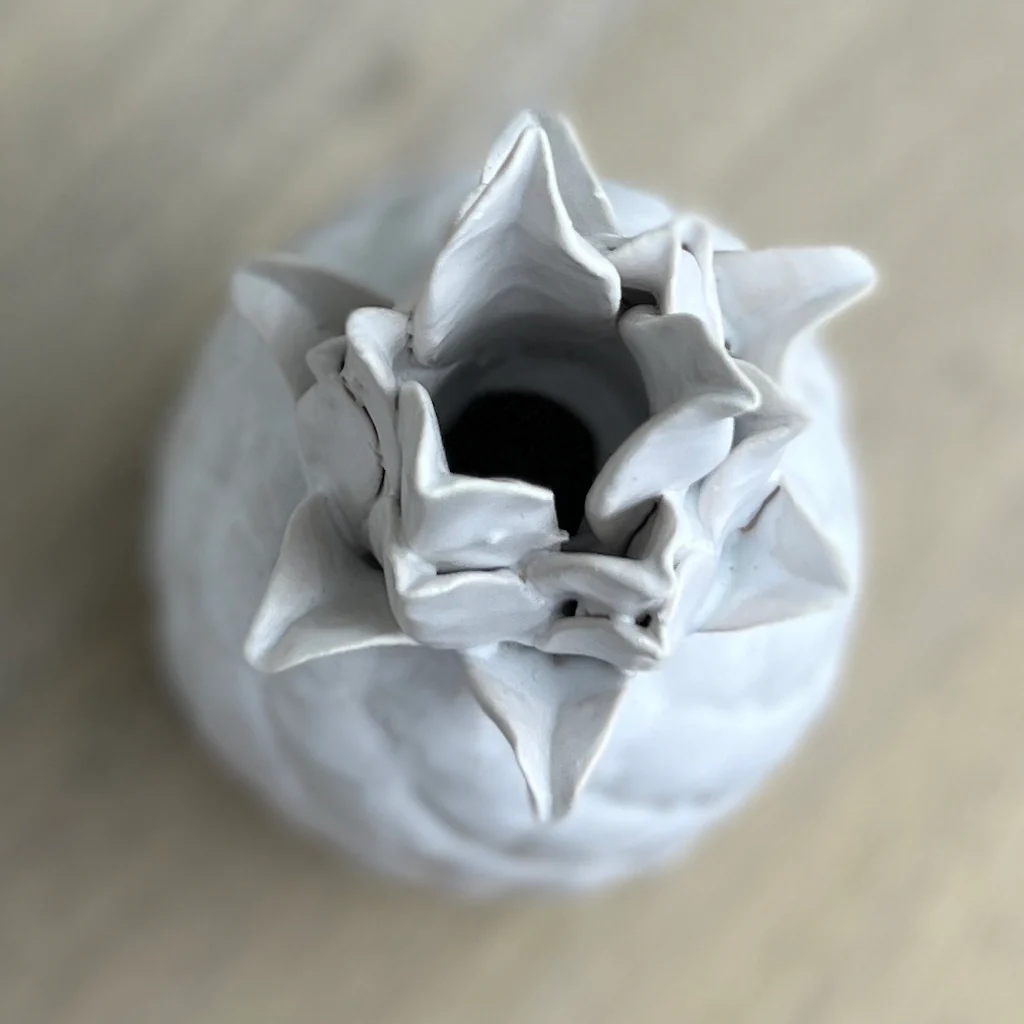 White Pineapple Candleholder - Image 5