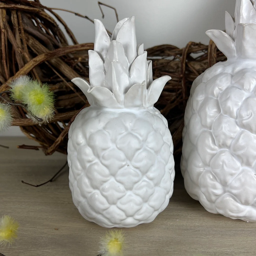 White Pineapple Candleholder - Image 6