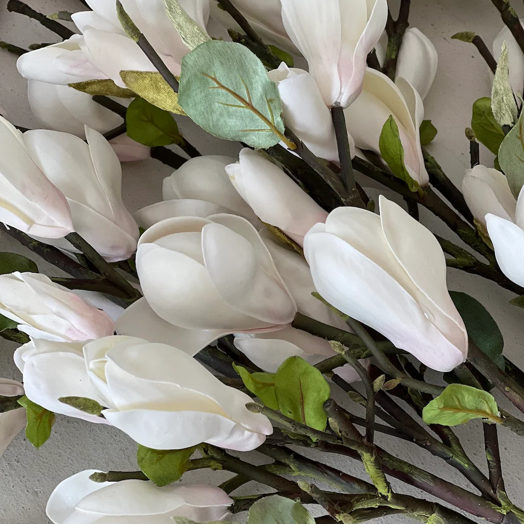 Faux Magnolia Branch Tall - Image 3
