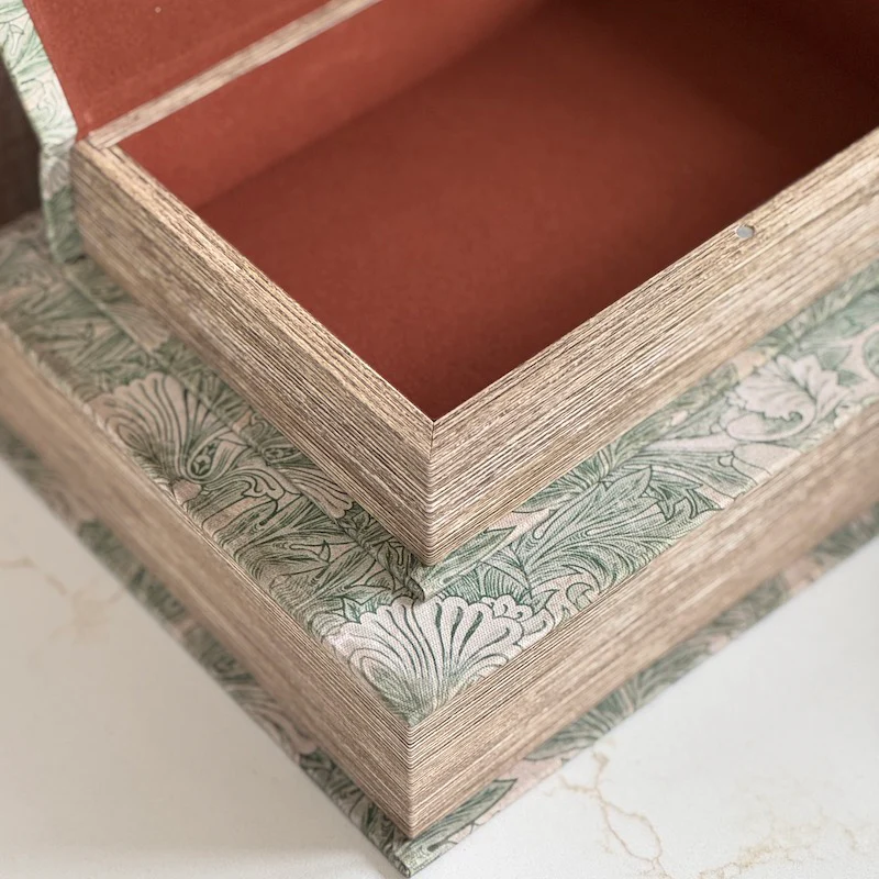 William Morris Style Book Boxes Set 2 - Image 6