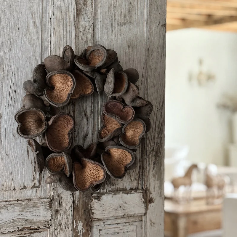 Badam Nut Wreath - 38cm